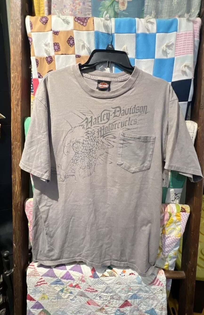 Harley-Davidson Hammond Louisiana Eagle Pocket T-Shirt, Size L